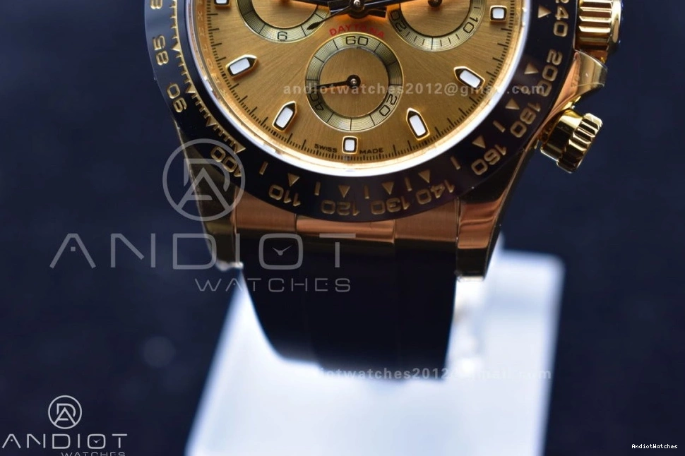 764 Edition BTF on YG Dial 116518 Lume Daytona Best Oysterflex SA Rubber 1:1 Reliable Strap 0716